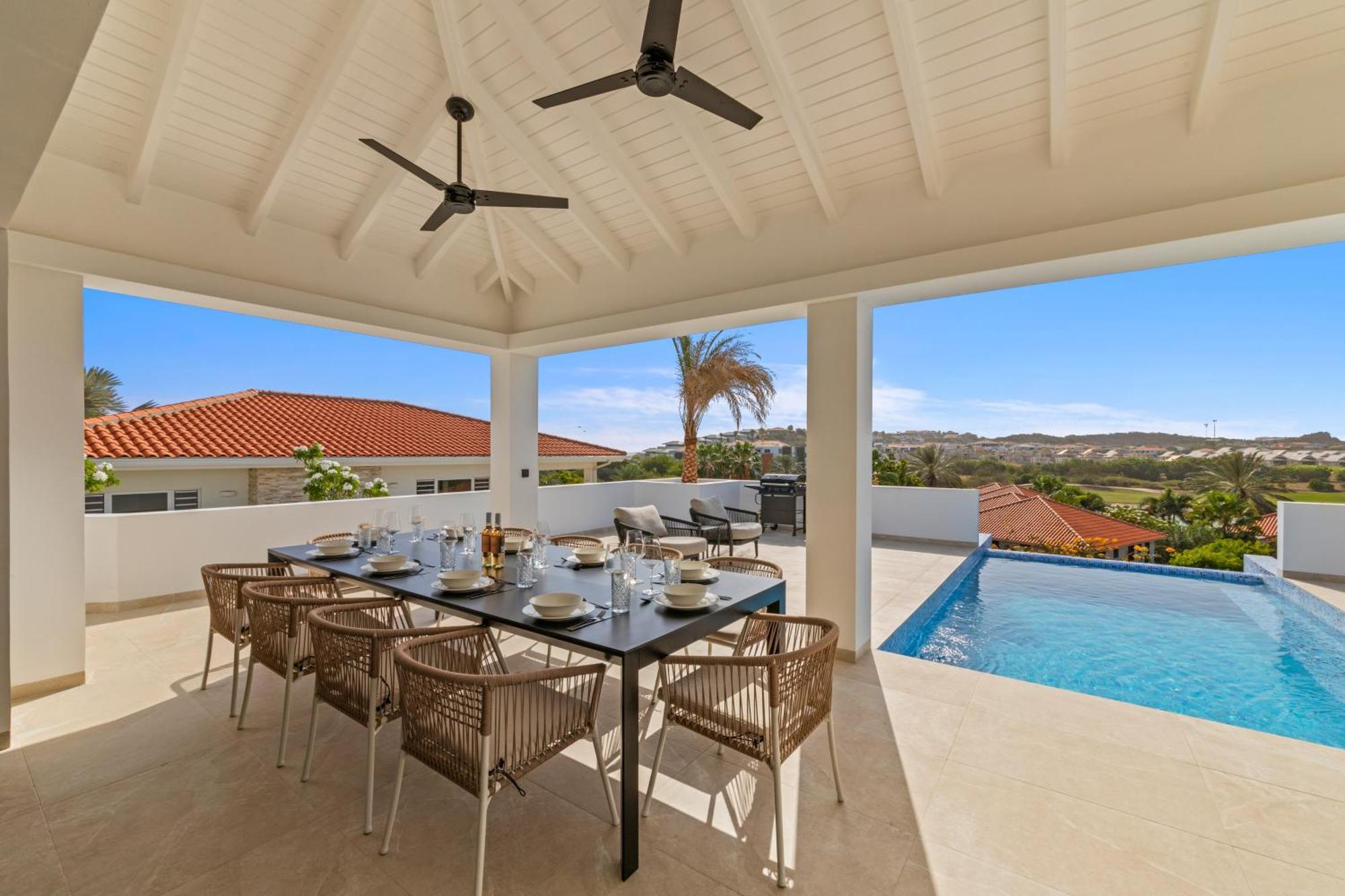 Villa Blue Bay Curacao Dorp Dorp Sint Michiel Buitenkant foto